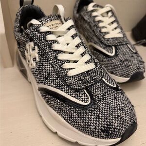 Tory Burch Black and White Sneakers